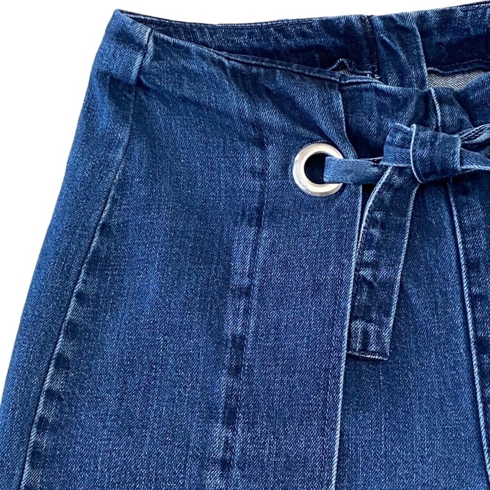 Madewell Blue Denim Wide Leg Culottes - Picture 6 of 11